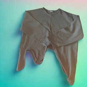 Kelly Obi Sculptural Sweatshirt | Black Avant-Garde Top M